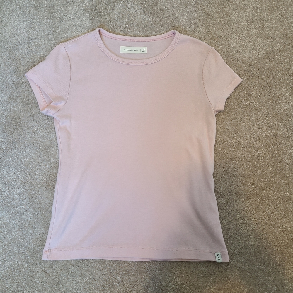 Abercrombie Kids Light Pink Short Sleeve Tee